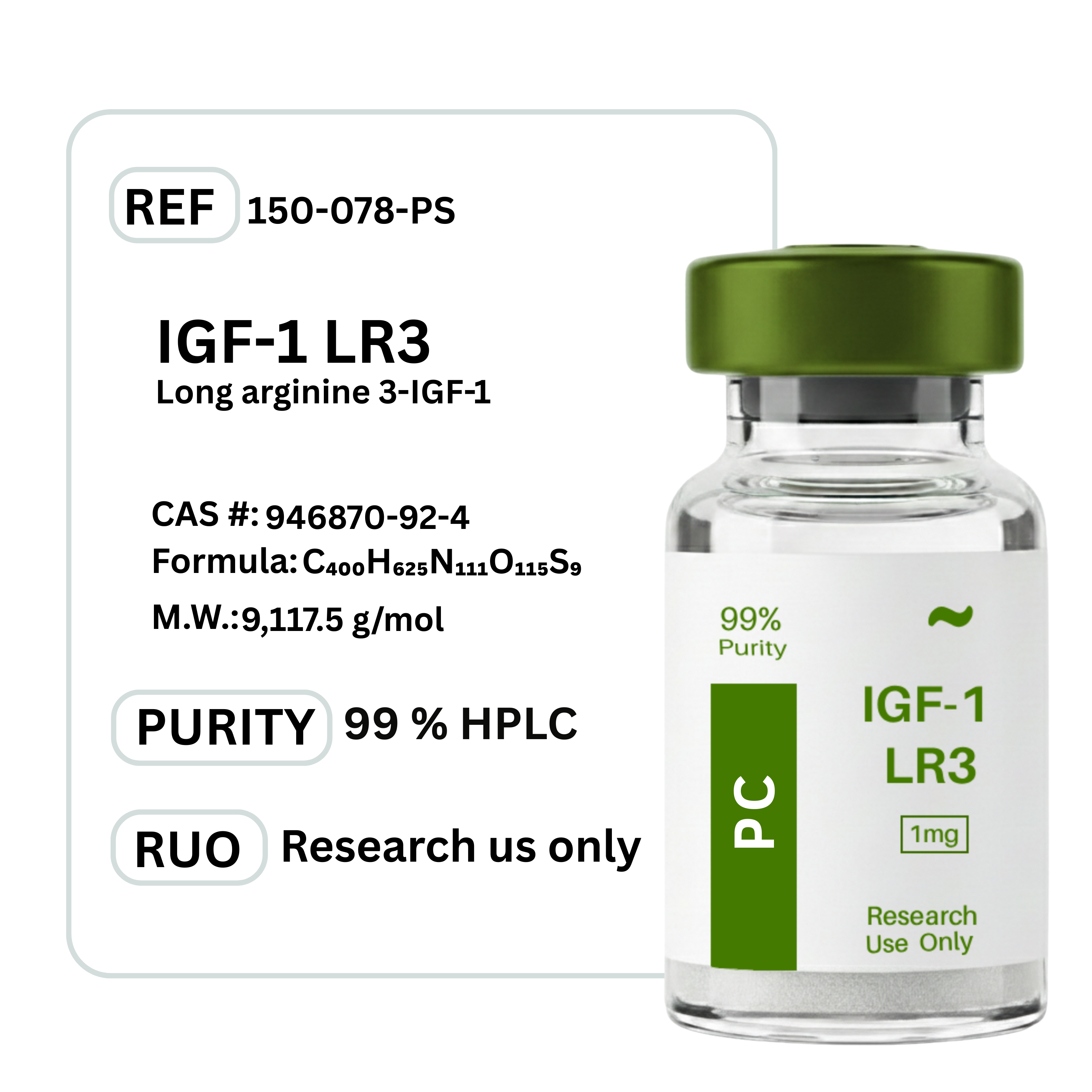 igf-1-lr3 peptide injection for sale IGF-1 LR3 (Long R3) – Lewis Estates Peptides (PC)